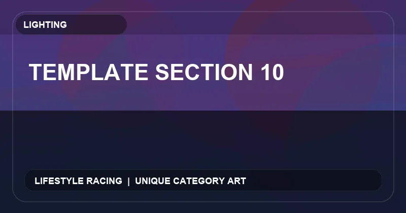 Template Section 10